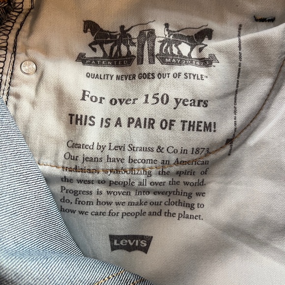 Levi Strauss & Co Denim Jean Shorts - Picture 3 of 4